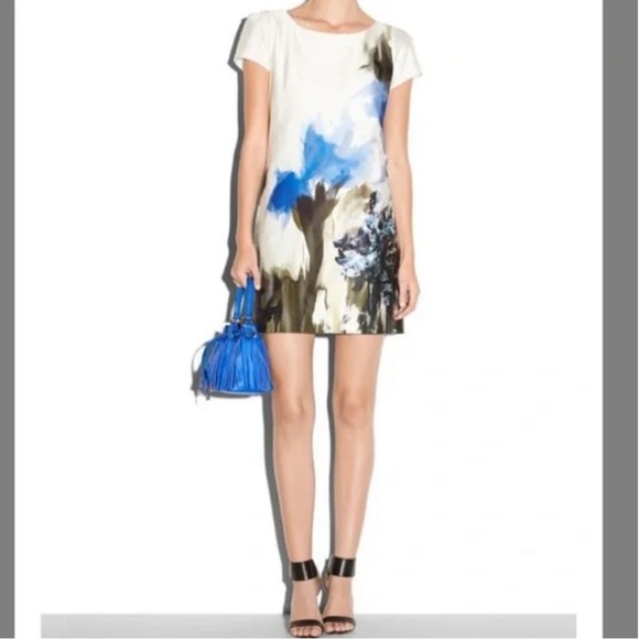 NWOT Milly Watercolor Dress - Picture 2 of 6